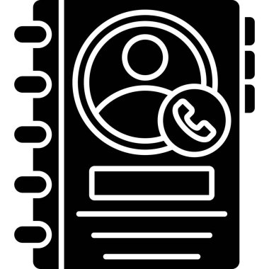 Telefon simgesi vektör illüstrasyonu