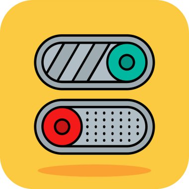 Pil simgesinin vektör illüstrasyonu