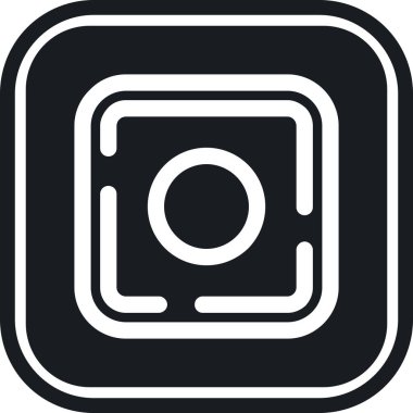 Kamera. Web simgesi basit illüstrasyon