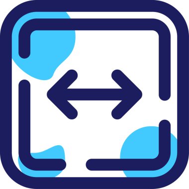 Yön. Web simgesi basit illüstrasyon