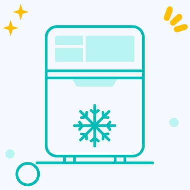 Kar Tanesi simgesi, basit bir resim