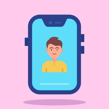 Cep telefonu vektör çizimi