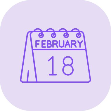 Takvim simgesi tasarımı, vektör illüstrasyonu