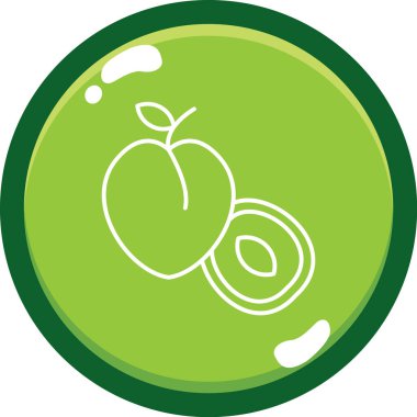 Gıda simgesinin vektör illüstrasyonu