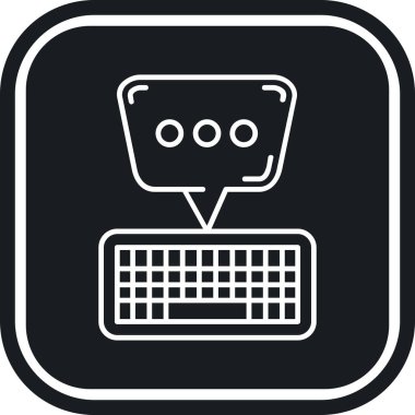 Modern simgenin vektör illüstrasyonu