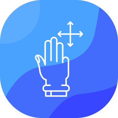 el simgesi vektör illüstrasyonu