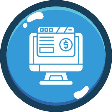 dizüstü bilgisayar simgesi, vektör illüstrasyonu beyaz arkaplanda izole edildi