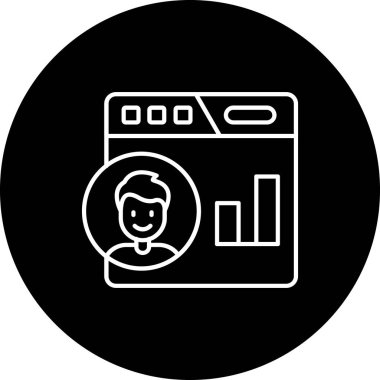 seo modern simgesinin vektör illüstrasyonu