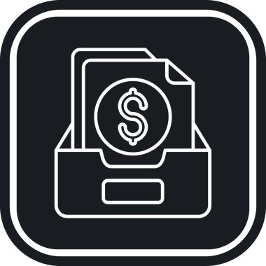 Vektör Doları simge tasarlamak