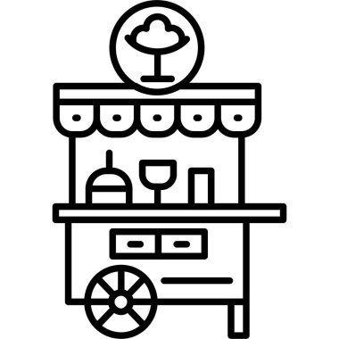 yiyecek kahve dükkânı simgesi