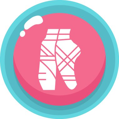 Çemberli bir çift çorabın vektör çizimi