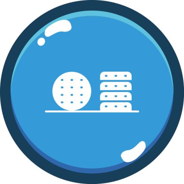 Gıda simgesinin vektör illüstrasyonu