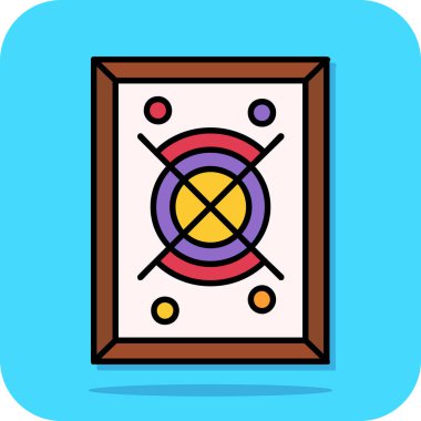 kapı simgesi vektör illüstrasyonu