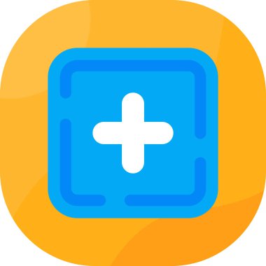 tıbbi ağ simgesi vektör illüstrasyonu