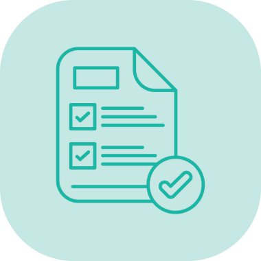 belge simgesi. vektör illüstrasyonu