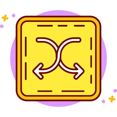 Ok simgesi tasarım vektörü