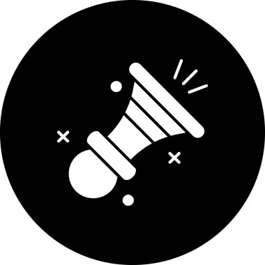 Dur işareti simgesinin illüstrasyon vektör tasarımı