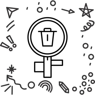 Beyaz arka planda izole edilmiş çay ikonu olan çizgi kahve fincanı. Çay fincanı. Renkli taslak konsepti. vektör.