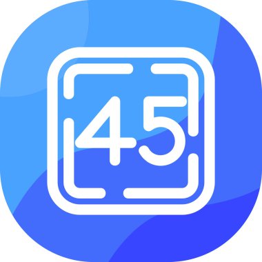 4 numaralı mavi ve beyaz 4 rakamlı bir resim