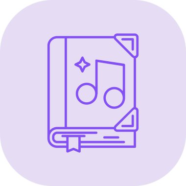 müzik nota simgesi, vektör illüstrasyonu