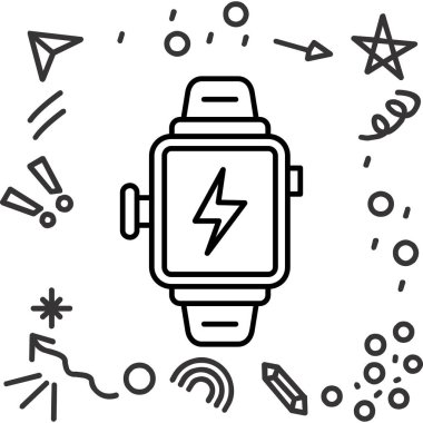 Akıllı Seç simgesi. Beyaz arkaplanda izole edilmiş web tasarımı için ana teknoloji vektör simgesi