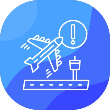 düzlem simgesinin vektör illüstrasyonu