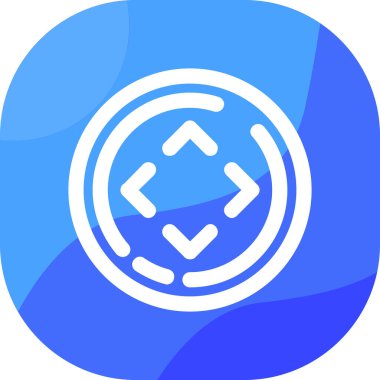 Bozuk para. Web simgesi basit illüstrasyon