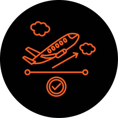 uçuş yolcusu simge daire içine alındı