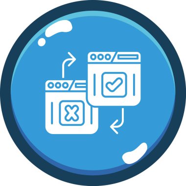 Tarayıcı web ayarı simgesi doldurulmuş ana hatlar biçiminde