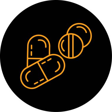 hap ikonu vektör illüstrasyonu