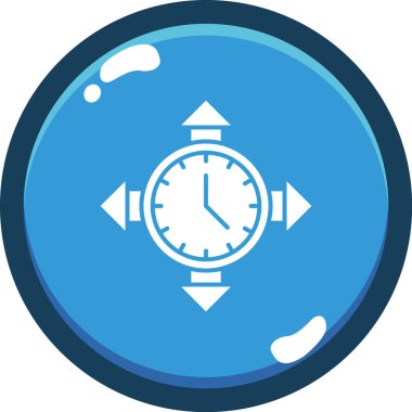 Alarm saati. basit tasarım vektörü