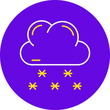 Bulut. Web simgesi basit illüstrasyon