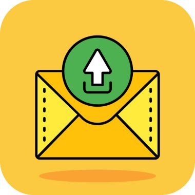 posta simgesi, vektör illüstrasyonu