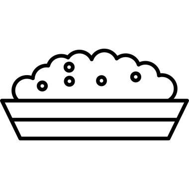 Banyo kasesi simgesi, taslak biçimi