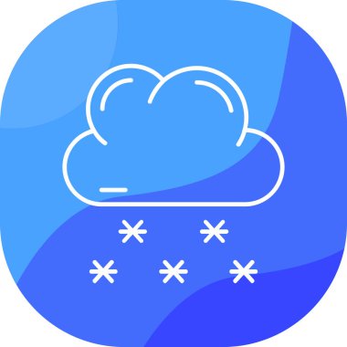 Bulut. Web simgesi basit illüstrasyon