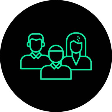 İnsan simgesinin vektör illüstrasyonu