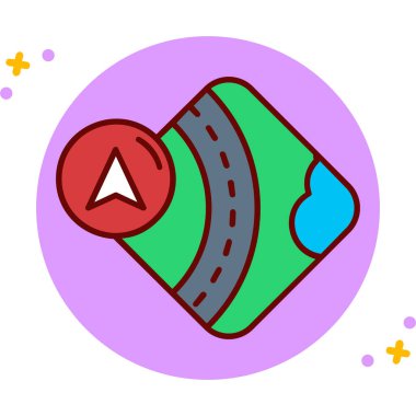 Araba kaza kutsal kişilerin resmi, vektör çizim