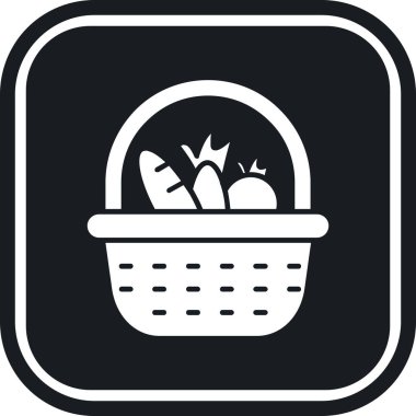 Sepet Simgesi vektör illüstrasyonu