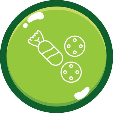 Gıda simgesinin vektör illüstrasyonu