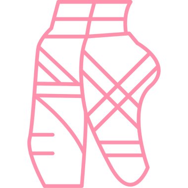 Sıcak çoraplar. Basit resimleme