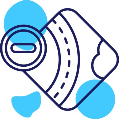 kamera simgesi vektör çizim şablonu