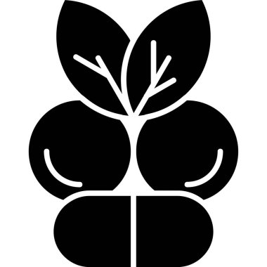 Bitki simgesi. Vektör çizim