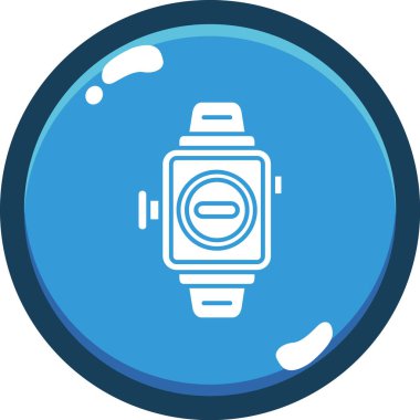 smartwatch simge vektör çizimi