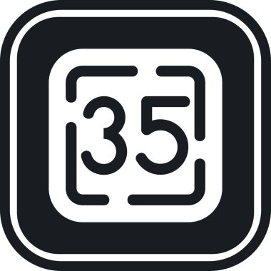 5 5 modern simgenin vektör illüstrasyonu