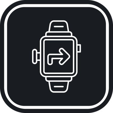 izle simge vektör illüstrasyonu