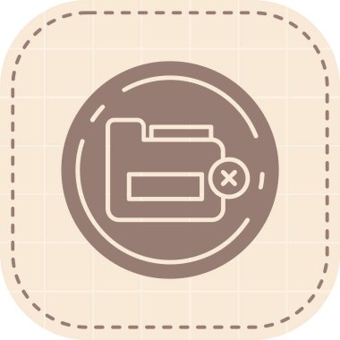 Tek bir simge kartının vektör illüstrasyonu