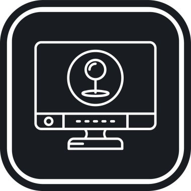 soyut arkaplanda internet simgesi izole edildi