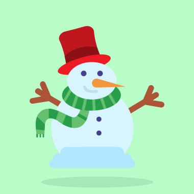 kardan adam simgesi. vektör çizim