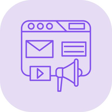 seo modern simgesinin vektör illüstrasyonu