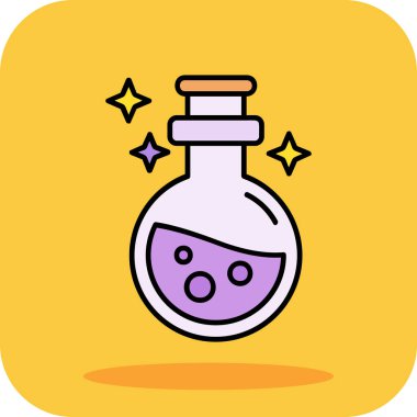 İksirin vektör illüstrasyon tasarımı